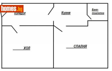 Двустаен, 44m² - Апартамент за продажба - 5984739