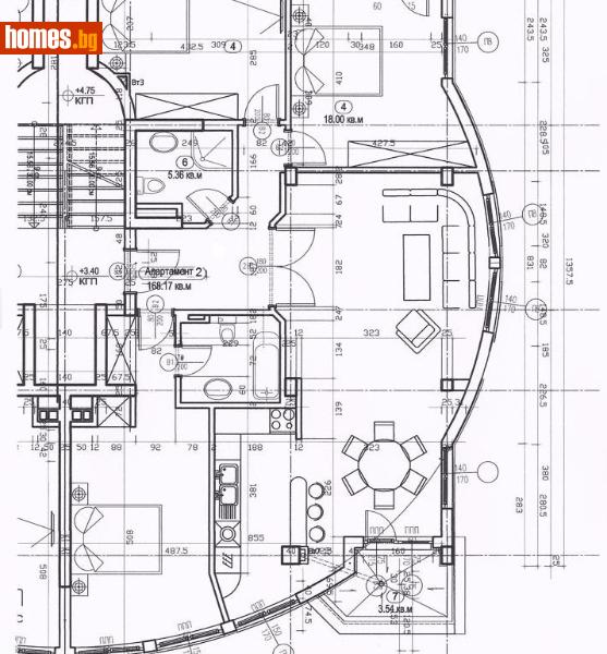 Тристаен, 168m² - Жк. Лозенец, София - Апартамент за продажба - Азмар имоти - 6897637