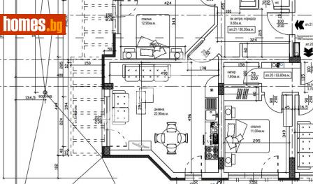 Тристаен, 237m² - Апартамент за продажба - 57416149