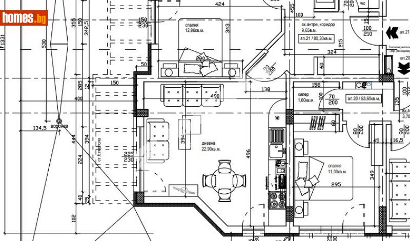 Тристаен, 237m² - Кв. Горна Баня, София - Апартамент за продажба - МИРЕЛА - 57416149