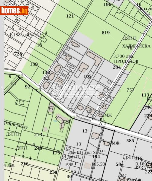 Парцел, 3700m² - Кв. Остромила, Пловдив - Парцел за продажба - КОНДОР НЕДВИЖИМИ ИМОТИ - 76936310