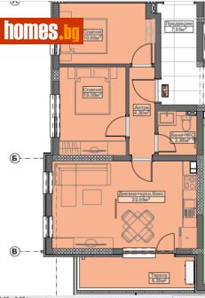 Тристаен, 75m² - Апартамент за продажба - 78085322