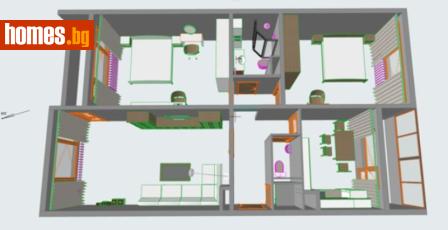 Тристаен, 90m² - Апартамент за продажба - 81000025