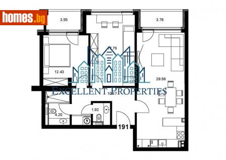 Тристаен, 115m² - Апартамент за продажба - 82510348