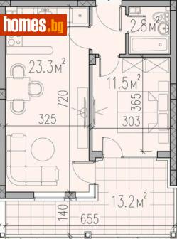 Двустаен, 53m² - Апартамент за продажба - 84645385