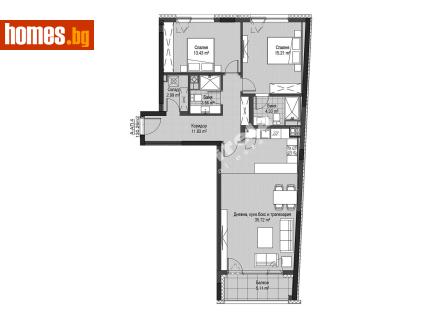 Тристаен, 130m² - Апартамент за продажба - 85979633