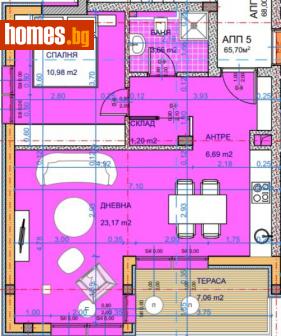 Двустаен, 75m² - Апартамент за продажба - 86317044