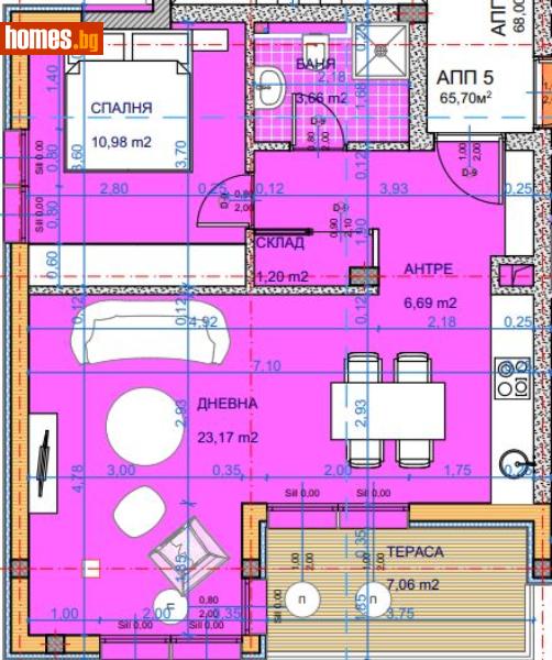 Двустаен, 75m² - Гр.Черноморец, Созопол - Апартамент за продажба - ТИТАН ПРОПЪРТИС - гр.Бургас - 86317044