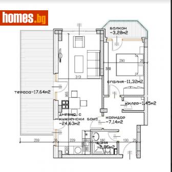 Двустаен, 96m² - Апартамент за продажба - 88096612