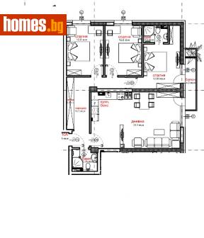 Четиристаен, 125m² - Апартамент за продажба - 88474733