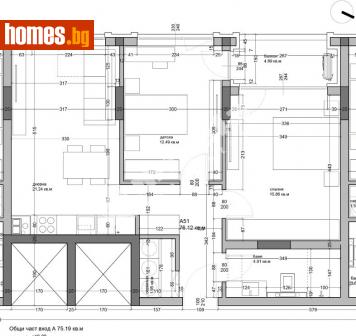 Тристаен, 88m² - Апартамент за продажба - 90564566