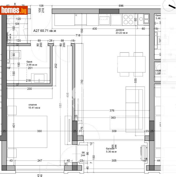 Двустаен, 71m² - Кв. Аспарухово, Варна - Апартамент за продажба - МИРЕЛА - 90646300