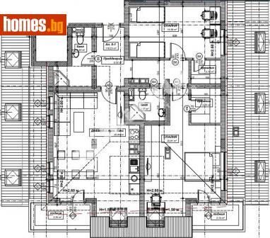 Тристаен, 173m² - Апартамент за продажба - 90799097