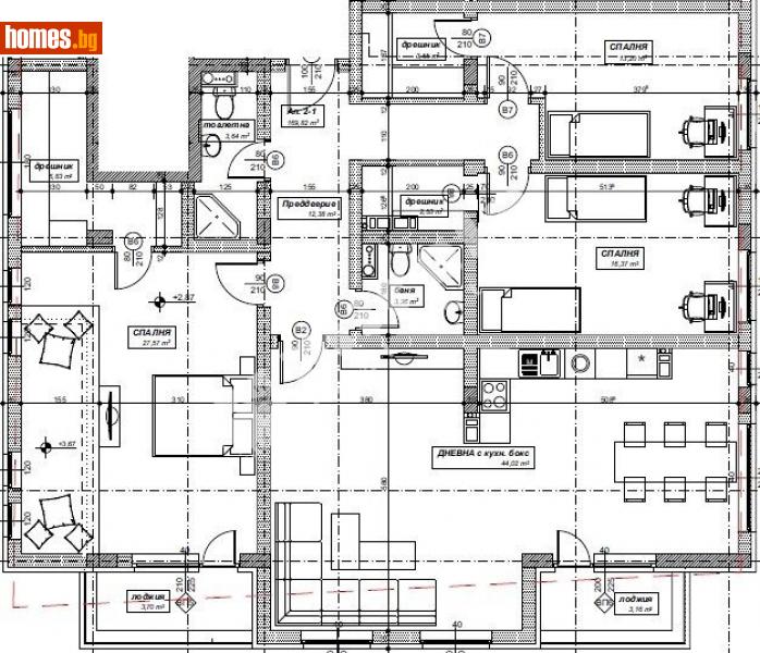 Четиристаен, 253m² - Жк. Лозенец, София - Апартамент за продажба - МИРЕЛА - 90799141