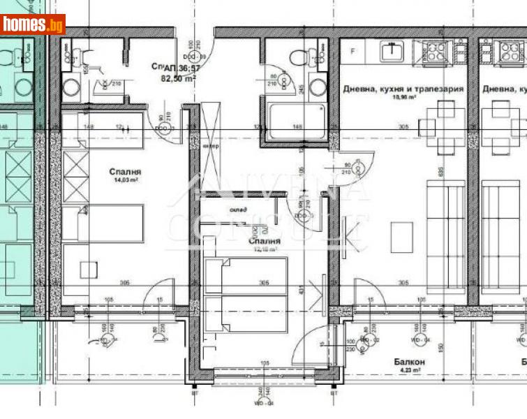 Тристаен, 114m² - Жк. Овча Купел 1, София - Апартамент за продажба - ИВЕНА КОНСУЛТ  - 93628673