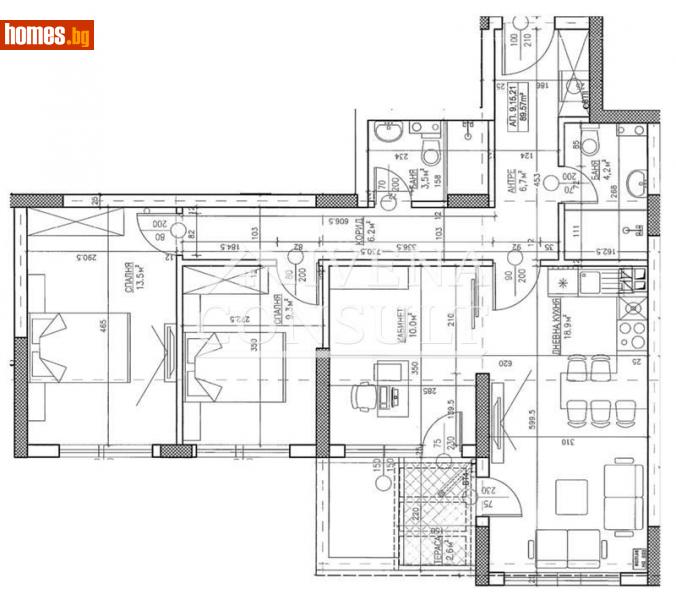 Четиристаен, 111m² - Жк. Овча Купел, София - Апартамент за продажба - ИВЕНА КОНСУЛТ  - 93628675