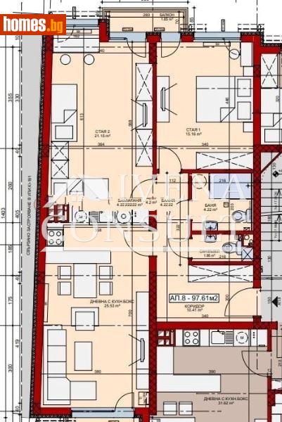 Тристаен, 114m² - Кв. Кръстова Вада, София - Апартамент за продажба - ИВЕНА КОНСУЛТ  - 93628894