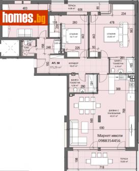 Четиристаен, 213m² - Апартамент за продажба - 94127217