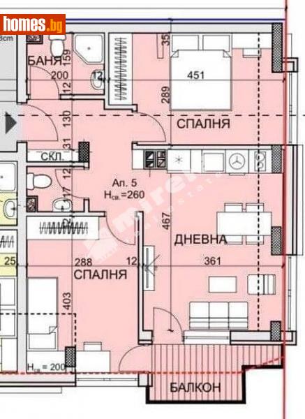 Тристаен, 84m² - Жк. Стрелбище, София - Апартамент за продажба - МИРЕЛА - 94141296