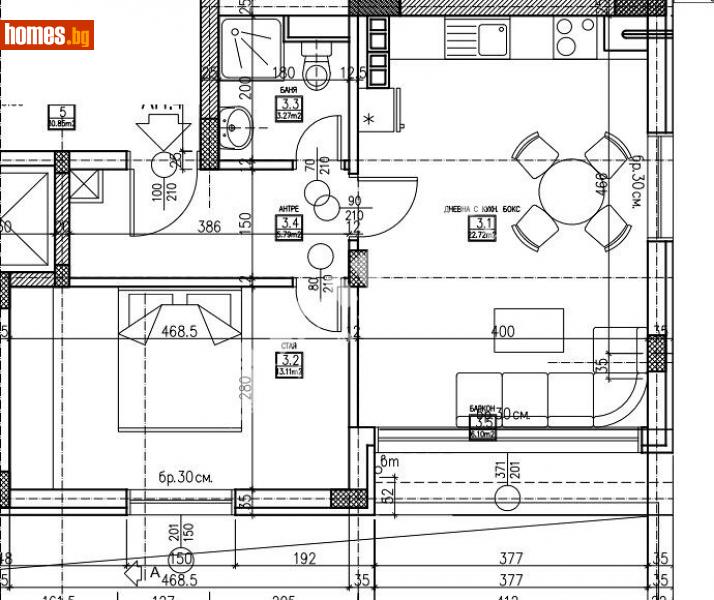 Двустаен, 67m² - Кв. Малинова Долина, София - Апартамент за продажба - МИРЕЛА - 94640421