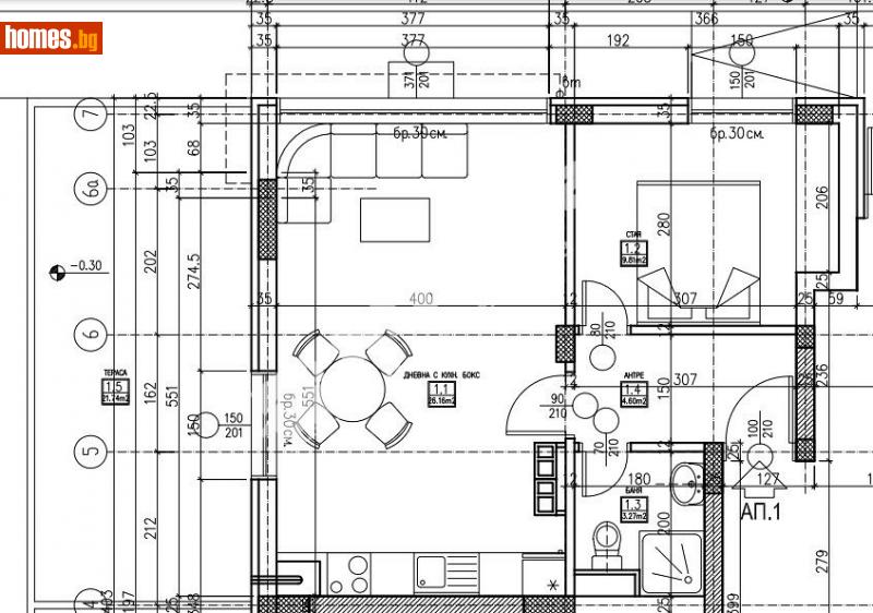 Двустаен, 64m² - Кв. Малинова Долина, София - Апартамент за продажба - МИРЕЛА - 94640425