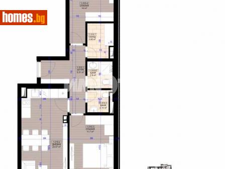 Тристаен, 101m² - Апартамент за продажба - 94791638
