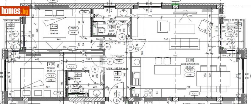 Тристаен, 129m² - Кв. Малинова Долина, София - Апартамент за продажба - МИРЕЛА - 95121433