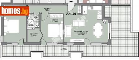 Тристаен, 151m² - Апартамент за продажба - 95175245