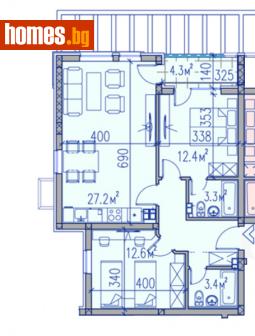 Тристаен, 100m² - Апартамент за продажба - 95278792