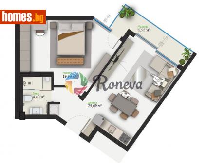 Двустаен, 82m² - Апартамент за продажба - 95574244