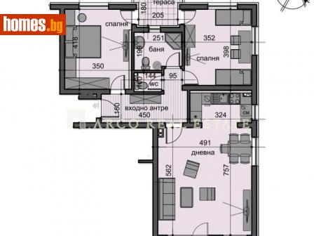Тристаен, 122m² - Апартамент за продажба - 96608242