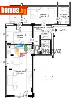 Тристаен, 134m² - Апартамент за продажба - 96876244