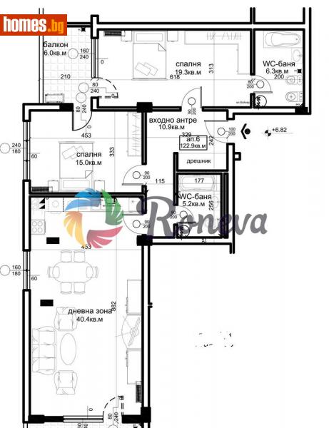 Тристаен, 134m² - Кв. Бриз, Варна - Апартамент за продажба - РОНЕВА ООД - 96876244