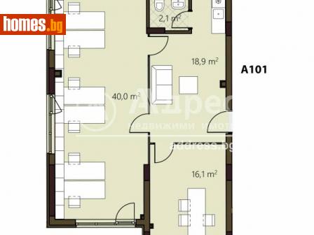 Тристаен, 105m² - Апартамент за продажба - 97410589