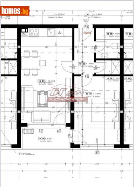 Двустаен, 65m² - Жк. Христо Смирненски, Пловдив - Апартамент за продажба - БГ ДОМ  - 97493257