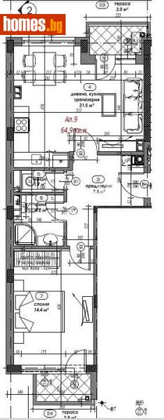 Двустаен, 65m² - София, София - град - Апартамент за продажба - МИРЕЛА - 97941385