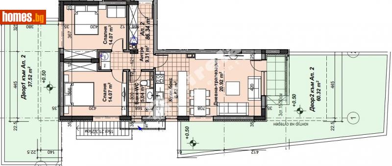 Тристаен, 97m² - Кв. Бояна, София - Апартамент за продажба - МИРЕЛА - 98638318