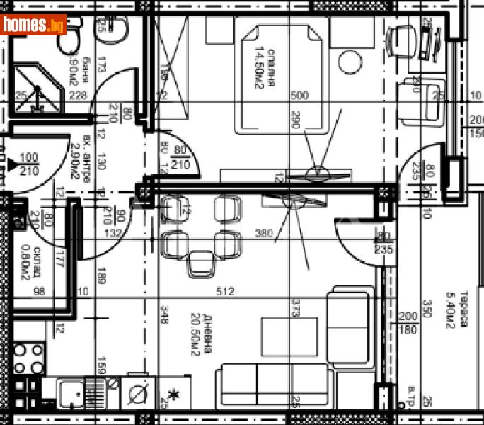 Двустаен, 76m² - Жк Южен, Пловдив - Апартамент за продажба - АВИРЕКС НЕДВИЖИМИ ИМОТИ - 98865654