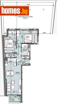 Тристаен, 107m² - Апартамент за продажба - 98900830