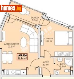 Двустаен, 87m² - Апартамент за продажба - 99168598