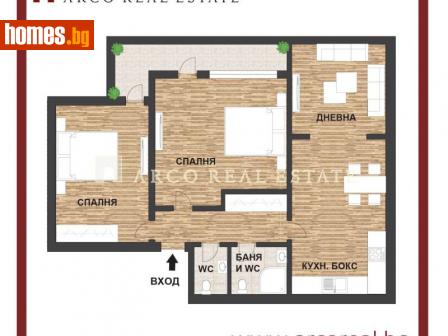 Тристаен, 105m² - Апартамент за продажба - 99649778