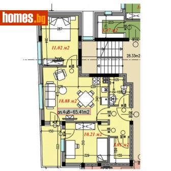 Тристаен, 77m² - Апартамент за продажба - 100484770