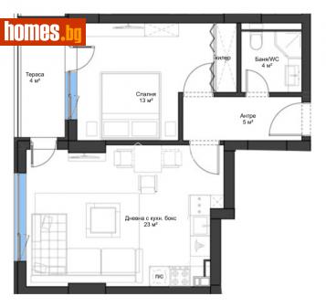 Двустаен, 69m² - Апартамент за продажба - 100929475