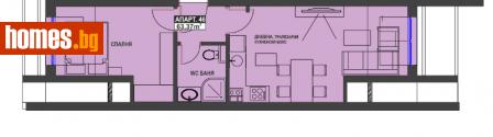 Двустаен, 71m² - Апартамент за продажба - 101080954