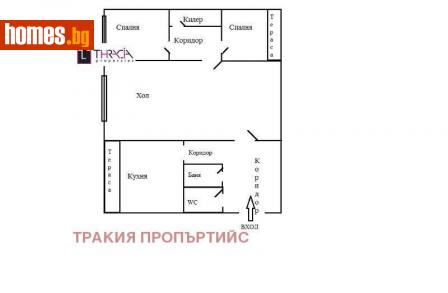 Тристаен, 90m² - Апартамент за продажба - 101431352