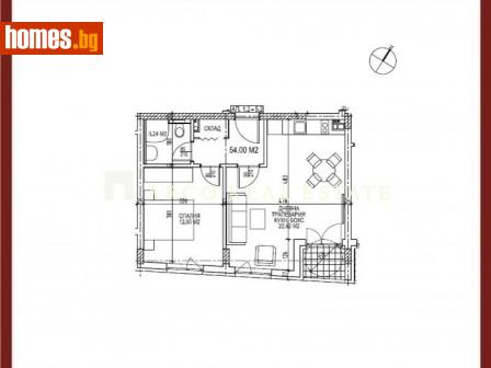 Двустаен, 65m² - Апартамент за продажба - 102292006