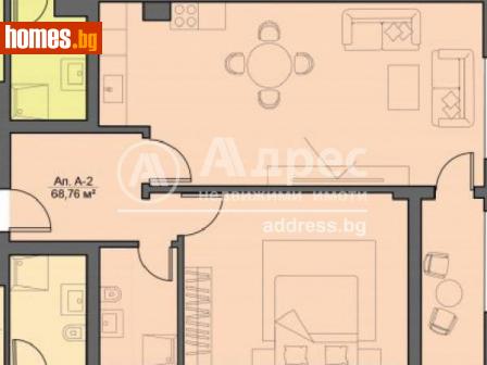 Двустаен, 68m² - Апартамент за продажба - 102365663