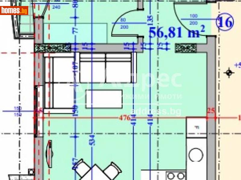 Двустаен, 66m² - С.Кранево, Добрич - Апартамент за продажба - АДРЕС НЕДВИЖИМИ ИМОТИ - 102501161