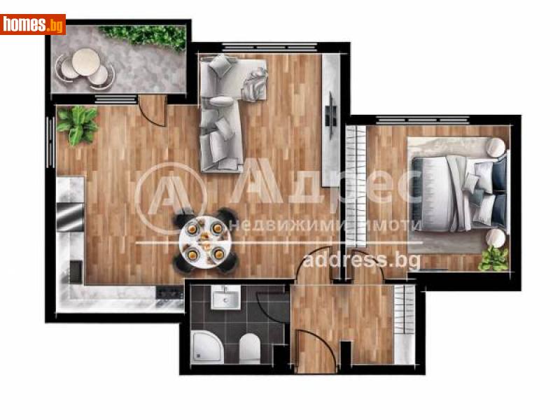Двустаен, 70m² - , София - град - Апартамент за продажба - АДРЕС НЕДВИЖИМИ ИМОТИ - 102502636