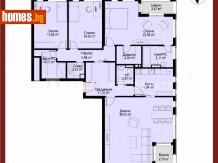 Четиристаен, 192m² - Апартамент за продажба - 103241237